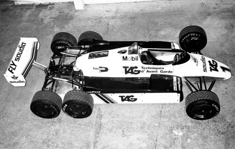 Illustration for article titled The Record-Setting Story Of F1's Last Six-Wheeled Car